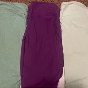 3 pairs new Lularoe leggings OS